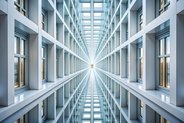 High-Precision 8K Symmetrical Parallel Line Objects on White Background &ndash; Design-Focused Photography