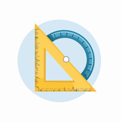Obraz premium vector drawing of a ruler