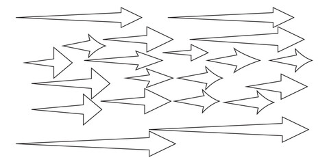 Arrow icon. Arrow icons set. Arrow collection. Simple arrow big set. vector eps 10