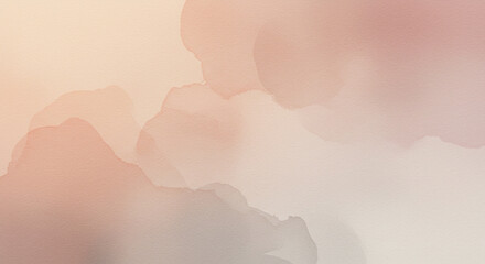 Abstract soft pastel watercolor background in gentle hues  