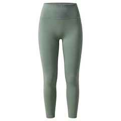 Sage green leggings studio shot