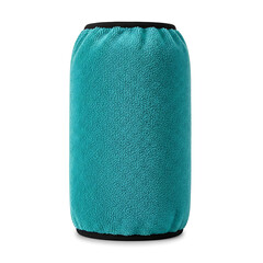 Teal microfiber cleaning sleeve