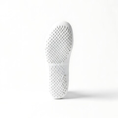 White athletic shoe sole closeup
