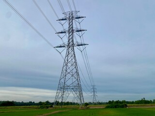 high voltage power lines thailand