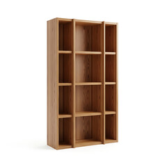 Wooden bookcase design