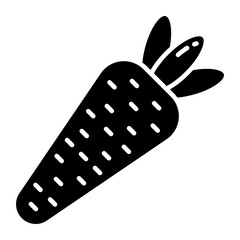 Trendy vector design of carrot