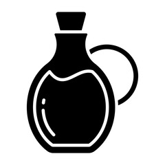 A creative design icon of cooking oil