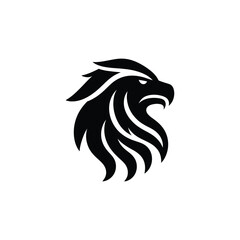 Eagle Logo Design Icon Silhouette Vector