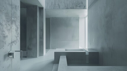 Fototapeta premium modern bathroom interior
