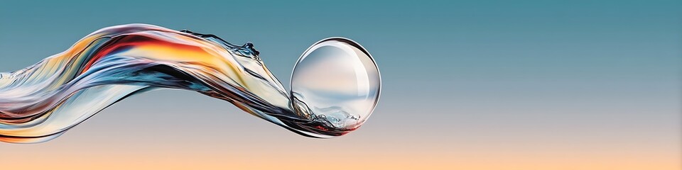 Fluid Dynamics and Droplet Formation in Abstract Visualizations