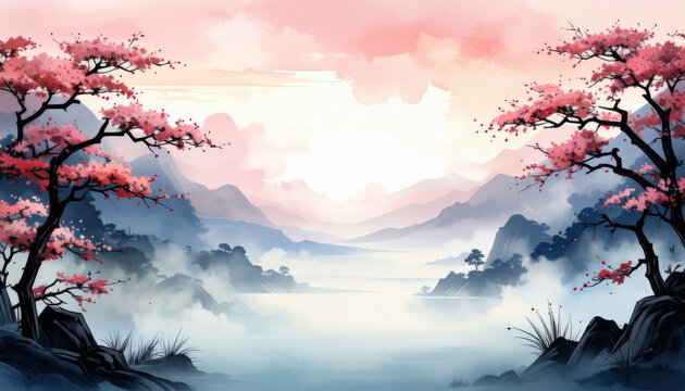 山水画 Images – Browse 1,427 Stock Photos, Vectors, and