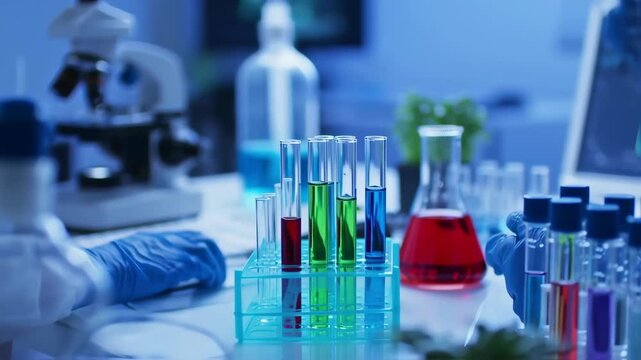Scientists at Work in a Laboratory
