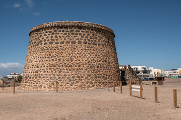 Vista del Castillo del Tostón en El Cotillo, Fuerteventura