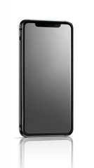 Modern smartphone with glass design.