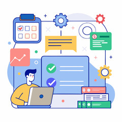 flat icons for web and mobile