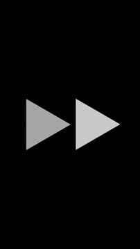 Rewind button icon isolated on 
transparent background