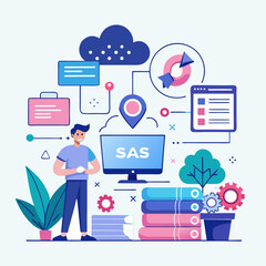 cloud computing concept