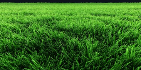Obraz premium Green football soccer field grass texture background wallpaper with copy space.