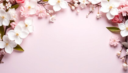 Obraz premium Floral arrangement display studio photograph soft lighting top-down view nature's beauty