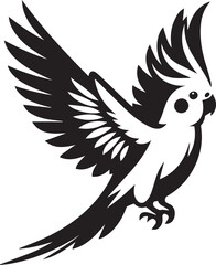 Cockatiel Parrot Vector
