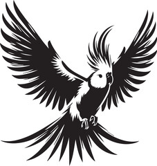 Cockatiel Parrot Vector