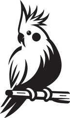 Cockatiel Parrot Vector