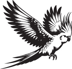 Cockatiel Parrot Vector