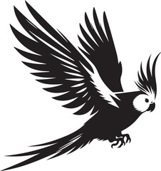 Obraz premium Cockatiel Parrot Vector