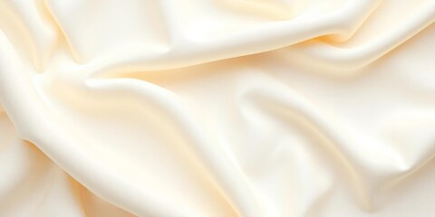 Obraz premium Smooth, unblemished cream fabric; soft, even texture, creamy, background texture