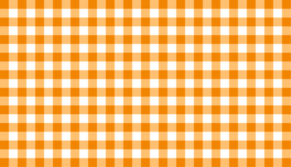Orange Tangerine gingham seamless pattern background motif squares gingham shape can used for banner, fabric, backdrop, tablecloth, clothing, shirt, gown, paper, bedding, blanket and other textile	