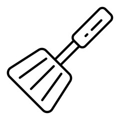 A beautiful design icon of spoon, kitchen spatula