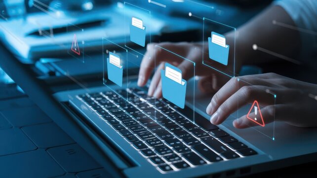 Data security and digital document management on personal computing devices