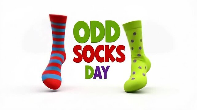 Celebrate national odd socks day with fun mismatched socks
