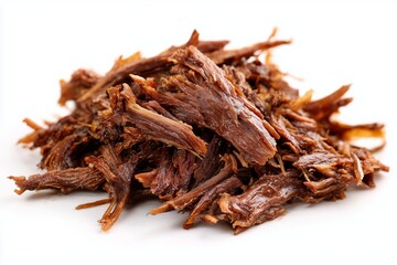Obraz premium Varenga shredded beef crispy roasted served with rice creates a flavorful dish perfect for any meal