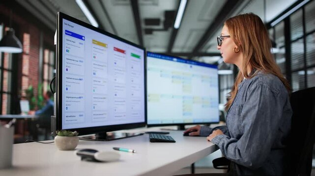 Kanban Project Management Software On Laptop