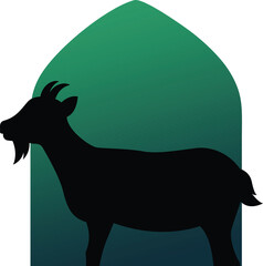 Illustration of Eid al-Fitr and Eid al-Adha icons, with transparent background suitable for design needs