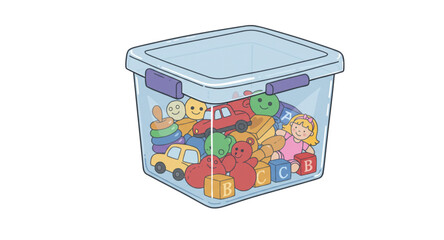 Toys in the box