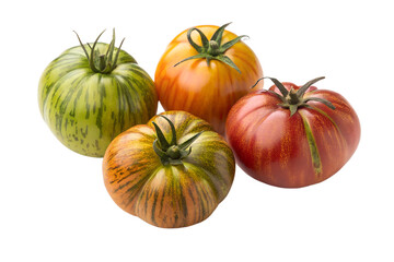 Obraz premium Heirloom Tomatoes - Colorful & Organic Garden Produce