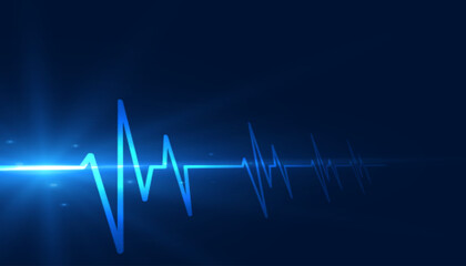 cardiograph heartbeat lines medical healthcare background design