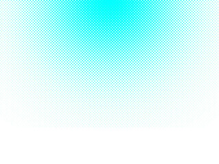 Abstract turquoise halftone gradient background with a curved design and black accents