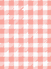 Fototapeta premium Gingham seamless pattern fabric, checkered