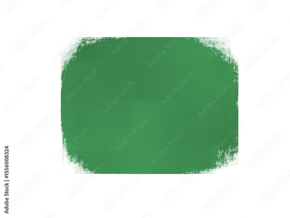 Poster abstract green square shape with textured edges and a dark background design