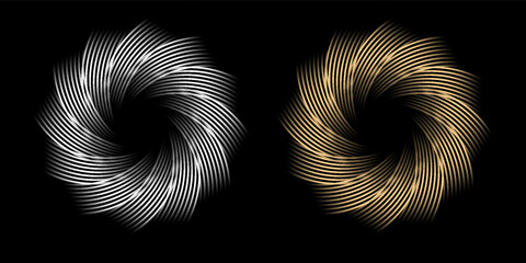 Gold, silver and bronze metal circle frames 3d vector realistic illustration. First, second and third place medals or buttons isolated on white background. Certified. Quality blank, empty badge set.