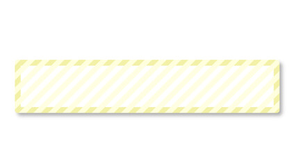 シンプルテロップベースストライプ(イエロー)