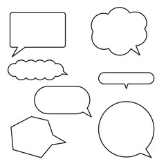 吹き出しセット