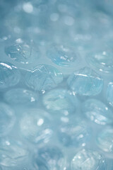 Abstract Bubble Wrap Plastic Circles Shiny Coloured Background