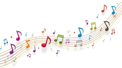 Fototapeta premium abstract music background