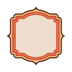 Classic Western Poster Bold Frame Design