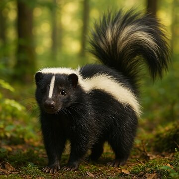 zorrillo in the forest