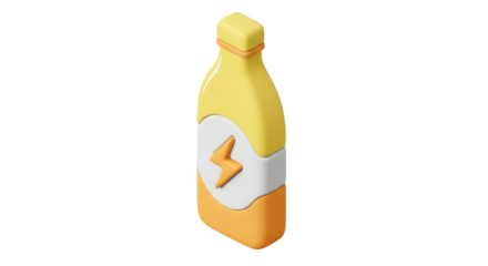 3d Energy Drink Bottle Icon